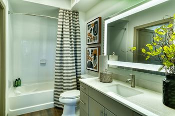 Backlit led mirrors